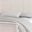 Alta Queen Size Bed- Classic French Design- White Solid Wood Frame