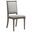 Nolan 5pc Dining Table and 4 Chair Set- Walnut Brown- Molded Trim