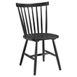 Halie 7pc Dining Table Set- Walnut Brown Wood- 6 Spindle Back Chairs