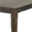 Flint Dining Table-66-90 Inch Rectangular Extendable Brown Solid Wood