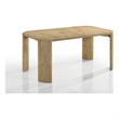 Meni 66-84 Inch Extendable Dining Table-Rectangular-Oak Brown-Solid Wood