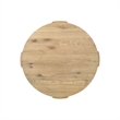 Bowny 47 Inch Dining Table-Round Top-Natural Oak Brown Finish-Solid Wood