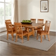 Marv Extendable n Dual Height Dining Table-72-84 Inch Top-Brown