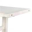 Rena Dining Table-2 Extension Leaf-86-122 Inch White Mahogany Wood
