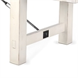 Rena Dining Table-2 Extension Leaf-86-122 Inch White Mahogany Wood