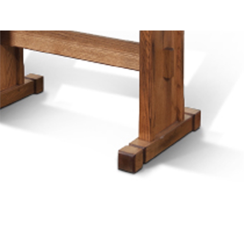 Marv Dining Table-50 Inch Rectangular-Farmhouse Light Brown Wood