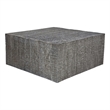Rydan Coffee Table - 33 Inch Square Block Top - Mango Wood