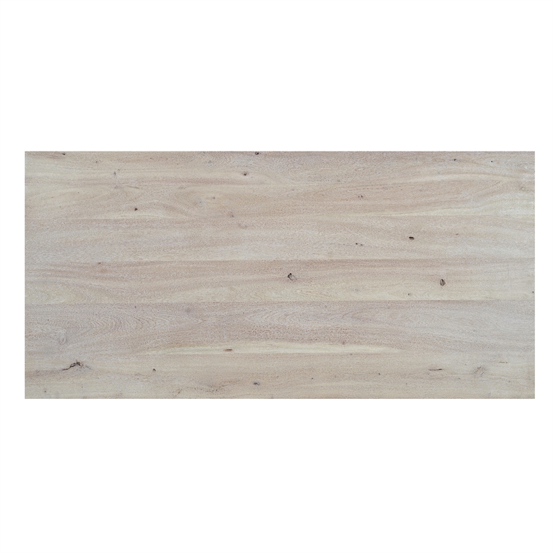 Nira Coffee Table - 48 Inch Rectangular Top - Handcrafted Acacia Wood