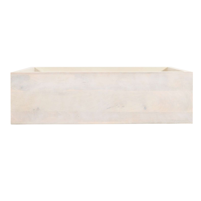 Keli 52 Inch Sofa Console Table- Mango Wood Handcrafted Open Frame