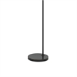Ashy 68 Inch Floor Lamp- Gooseneck LED- White Shade- Brass Arc Pole
