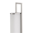 Mora Table Lamp- 2 USB Ports- Dimmer LED Light- Chrome Steel 23 Inch