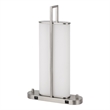 Mora Table Lamp Acrylic Shade- 2 USB- LED Lights- Chrome Steel 23 Inch