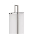 Mora Table Lamp Acrylic Shade- 2 USB- LED Lights- Chrome Steel 23 Inch