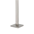 Mora Floor Lamp w Dimmer Switch- 2 Ports- Dual LED- Chrome 61 Inch
