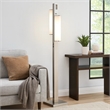 Mora Floor Lamp w Dimmer Switch- 2 Ports- Dual LED- Chrome 61 Inch
