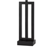 Haney Table Lamp- 1 Outlet- USB Port- Bronze Slim Keyhole Base 30 Inch