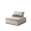 Alaya U Shaped Modular Sectional Sofa- Gray Tufted Velvet- 160 Inch