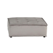 Alaya U Shaped Modular Sectional Sofa- Gray Tufted Velvet- 160 Inch