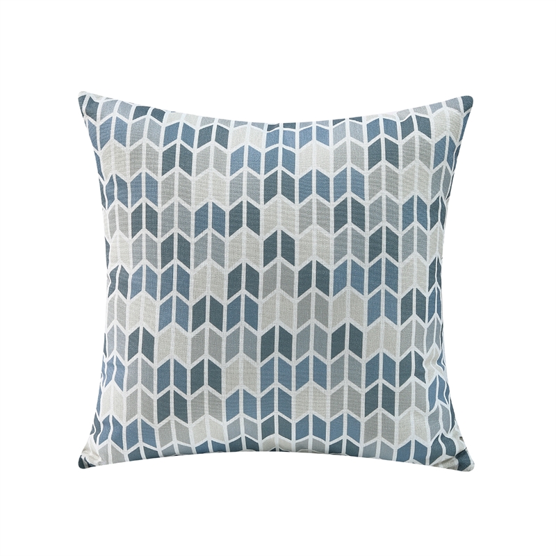 Pery Sofa w 2 Pillows- Reversible Cushions- Light Gray 84 Inch