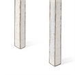 Rena Bar Height Table- 48 Inch Rectangular White Sand Mahogany Wood