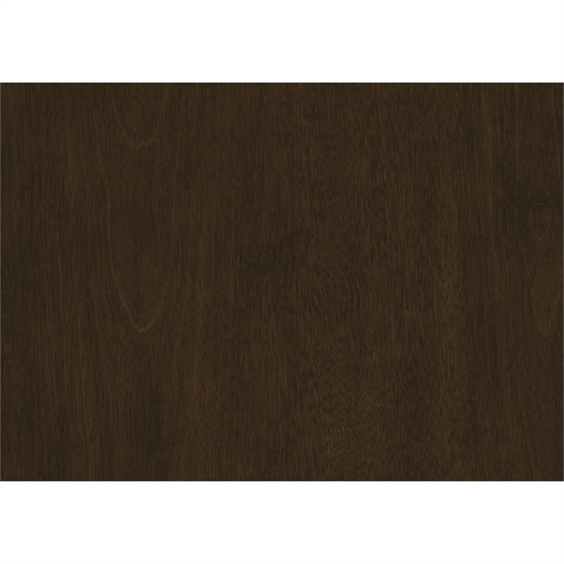 Minal End Table with 1 Drawer- Brown Cherry Birch Wood 24 Inch