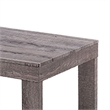 Knic Coffee Table- 48 Inch- Gray Rectangular Top- Double Pedestal Base