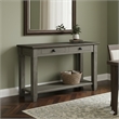 Rome 48 Inch Sofa Table- Rectangular- 2 Drawers- Brown- Gray- Solid Wood