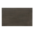 Brian 37 Inch Counter Height Table- Brown Top- 4 Drawers- Gray Solid Wood