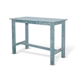 Rena Counter Table- 48 Inch Rectangular Grass Green Mahogany Wood