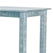 Rena Bar Height Table- 48 Inch Rectangular Seagrass Mahogany Wood