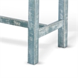 Rena Bar Height Table- 48 Inch Rectangular Seagrass Mahogany Wood
