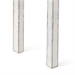 Rena Counter Table- 48 Inch Rectangular White Sand Mahogany Wood