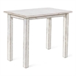 Rena Counter Table- 48 Inch Rectangular White Sand Mahogany Wood