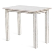 Rena Counter Table- 48 Inch Rectangular White Sand Mahogany Wood