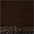 Hesar Side End Table- 28 Inch Marble- Cherry Brown Wood Cabriole Legs