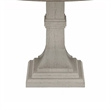 Sane 5pc Dining Table and Chair Set- Fiddleback- Round Top- Gray- White