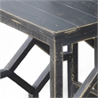 Rena 3 Piece Nesting Accent Table Set- Slatted- Rustic Black Mahogany