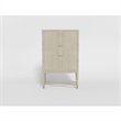 Olto Bar Cabinet- 68 Inch- 2 Shelves and Stemware Racks- Brown Veneer