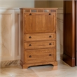 Murphy Desk Armoire Cabinet- 3 Drawer File Storage- Brown 53 Inch