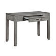 Thiem Writing Laptop Desk- 1 Drawer- Gray Wood Veneer- 42 Inch
