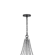 Tura 30 Inch Chandelier-Classic Chrome Beaded Candelabra Design