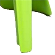 Fyna 16 Inch Kids Chair with Curved Back- Set of 4- Elephant Trunk Design- Green