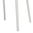 Gyna 14 Inch Kids Side Chairs- Set of 4- Round Dotted Backrest- Armless- White