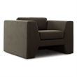 Roe Accent Chair- Moss Green Performance Velvet- Track Arms