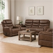 Lift Chair- Brown Fabric- Air Massage- Power Headrest- USB Charging