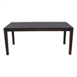 Geni Dining Table- 71 Inch Rectangular Top- Parsons Style Java Gray