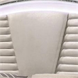 Sam King Bed with LED Lights-Storage-White Tufted Faux Leather