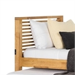Dilu Full Size Captain Bed with Storage Trundle-Light Oak Brown