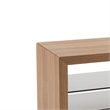 Jonae TV Stand Media Center-118 Inch Walnut Brown-2 Shelves-4 Drawers