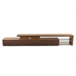 Jonae TV Stand Media Center-118 Inch Walnut Brown-2 Shelves-4 Drawers